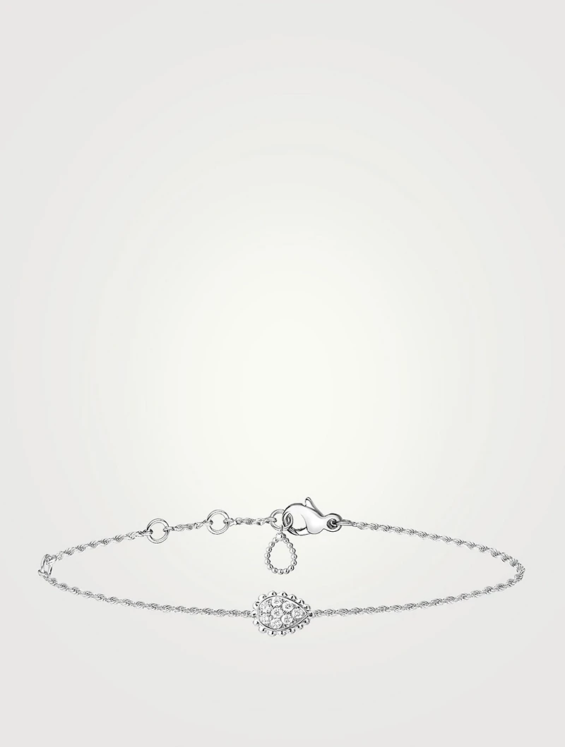 Serpent Bohème XS Motif White Gold Bracelet With Diamonds