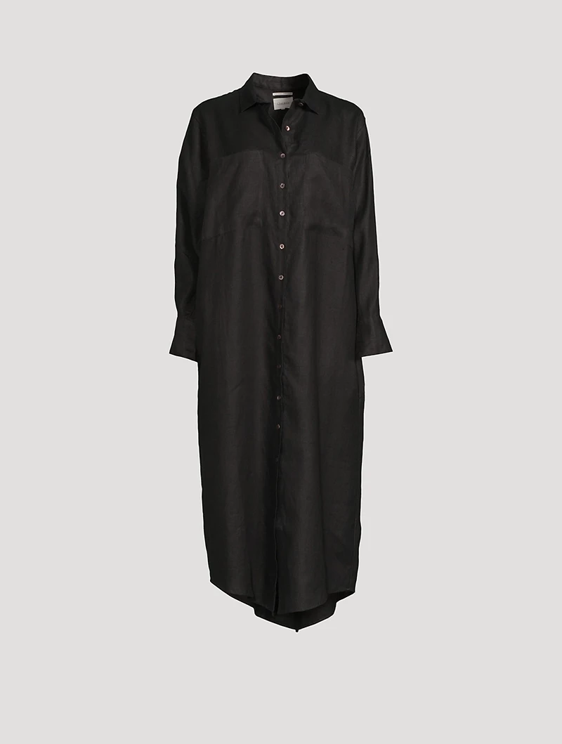 The Hemp Long Shirt Dress
