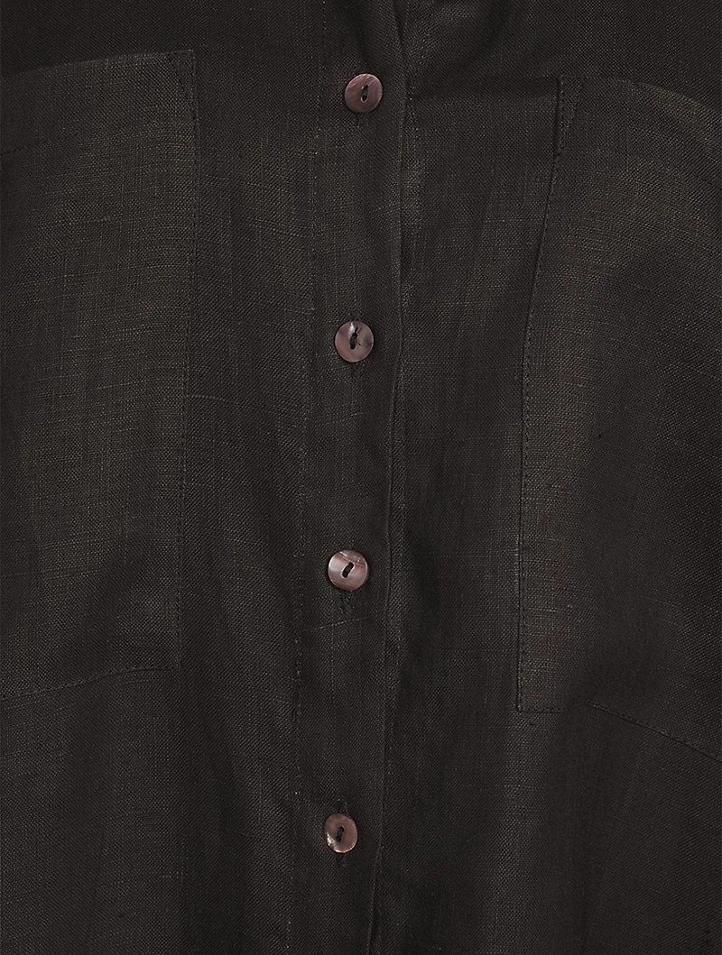 The Hemp Long Shirt Dress