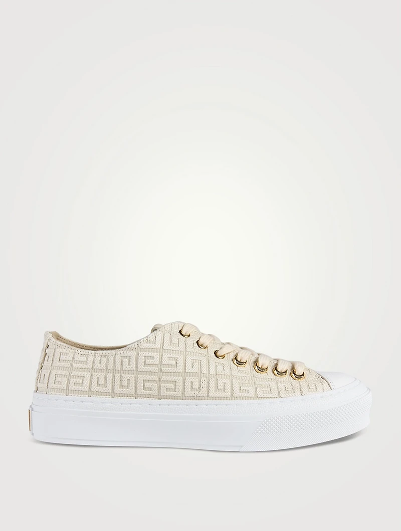 City Jacquard Canvas Sneakers