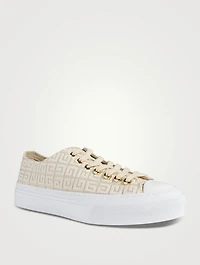 City Jacquard Canvas Sneakers