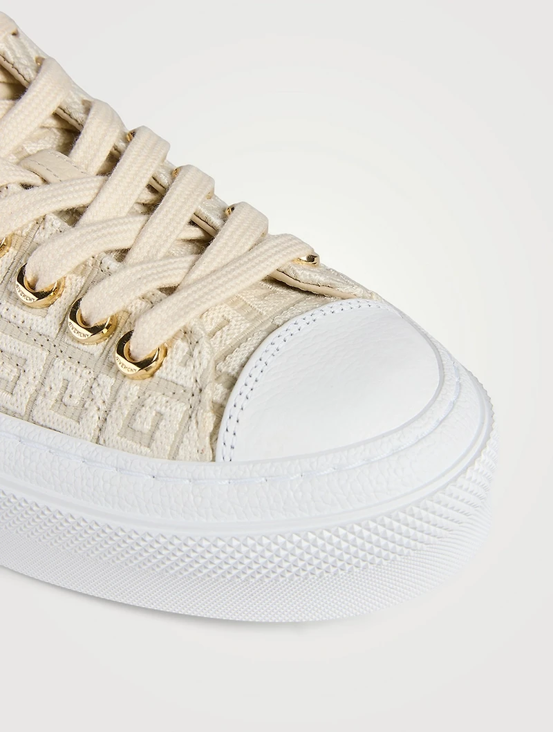 City Jacquard Canvas Sneakers