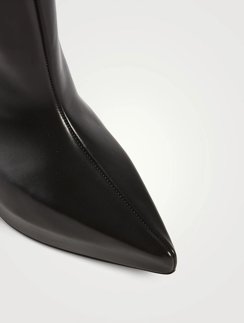 G Lock Leather Ankle Boots
