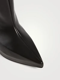 G Lock Leather Ankle Boots