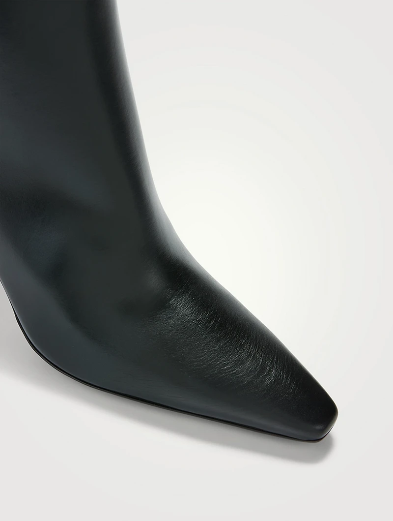 G Cube Leather Ankle Boots