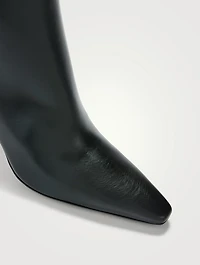 G Cube Leather Ankle Boots