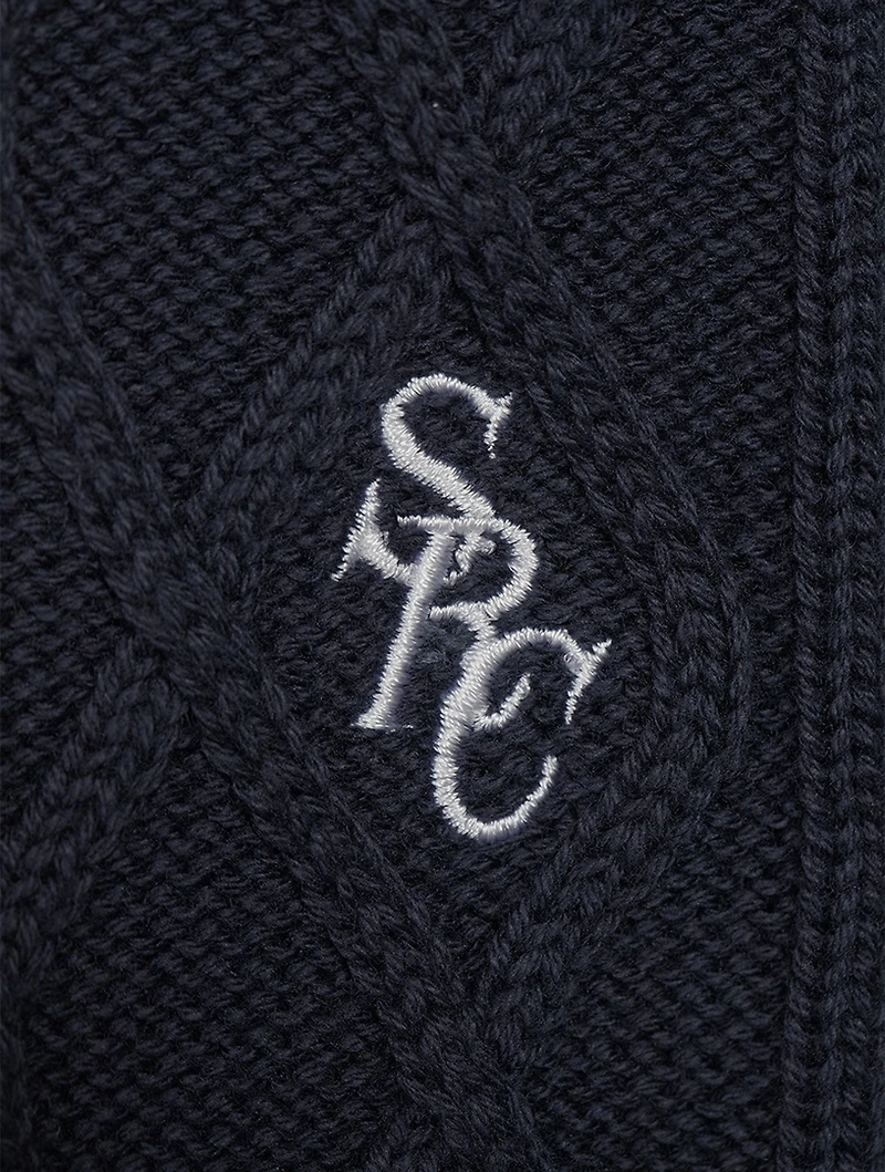 SRC Cable-Knit Sweater Vest