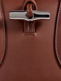 Roseau Box Leather Top Handle Bag