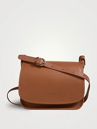 Medium Le Foulonné Leather Crossbody Bag