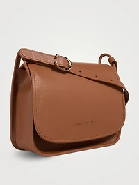 Medium Le Foulonné Leather Crossbody Bag