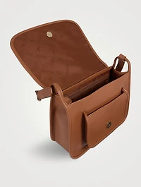 Medium Le Foulonné Leather Crossbody Bag