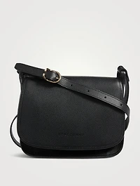 Medium Le Foulonné Leather Crossbody Bag