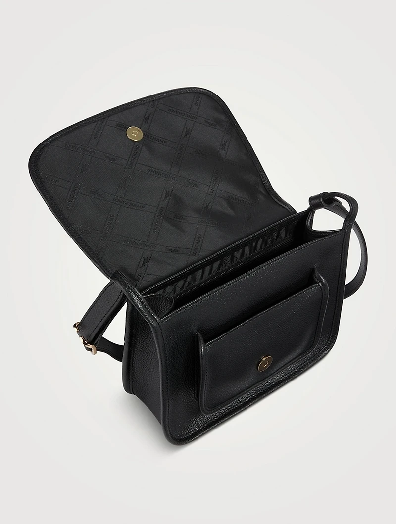 Medium Le Foulonné Leather Crossbody Bag