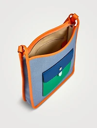 Le Foulonné Riviera Canvas Crossbody Bag