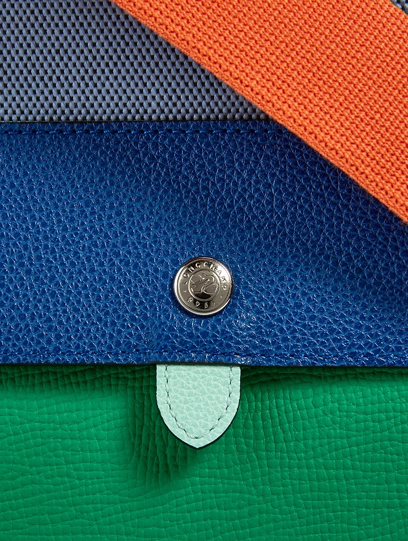 Le Foulonné Riviera Canvas Crossbody Bag