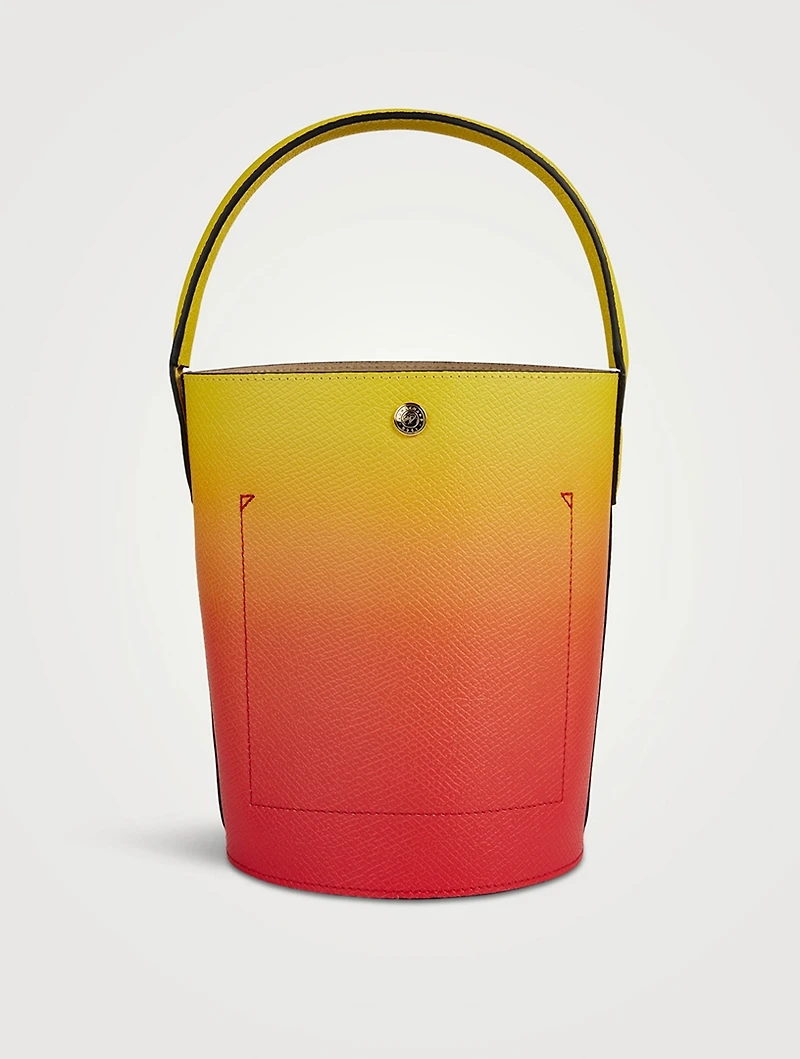 Épure Tie-Dye Leather Bucket Bag