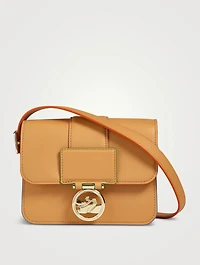Small Box-Trot Sunrise Leather Crossbody Bag