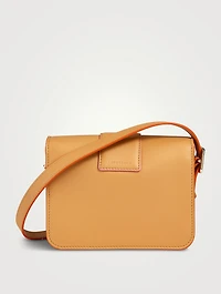 Small Box-Trot Sunrise Leather Crossbody Bag