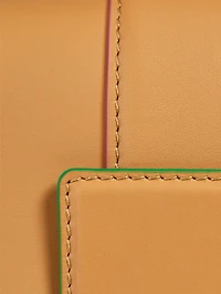 Small Box-Trot Sunrise Leather Crossbody Bag