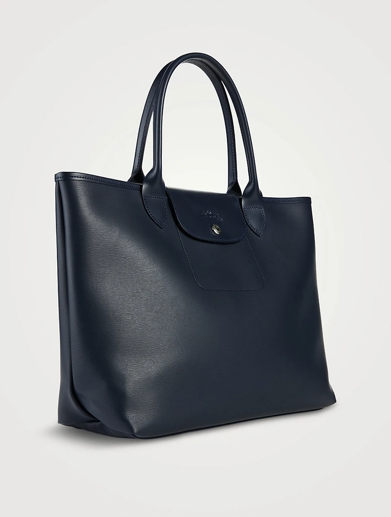 Large Le Pliage City Top Handle Bag