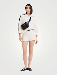 Medium Le Foulonné Leather Belt Bag