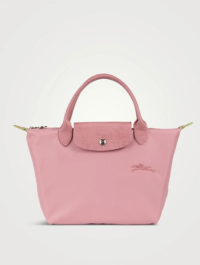 Small Le Pliage Green Top Handle Bag