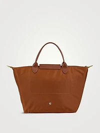 Medium Le Pliage Green Top Handle Bag