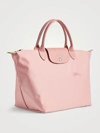 Medium Le Pliage Green Top Handle Bag