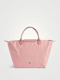 Medium Le Pliage Green Top Handle Bag