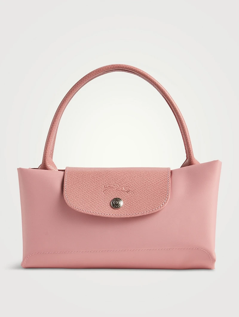 Medium Le Pliage Green Top Handle Bag