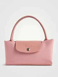 Medium Le Pliage Green Top Handle Bag