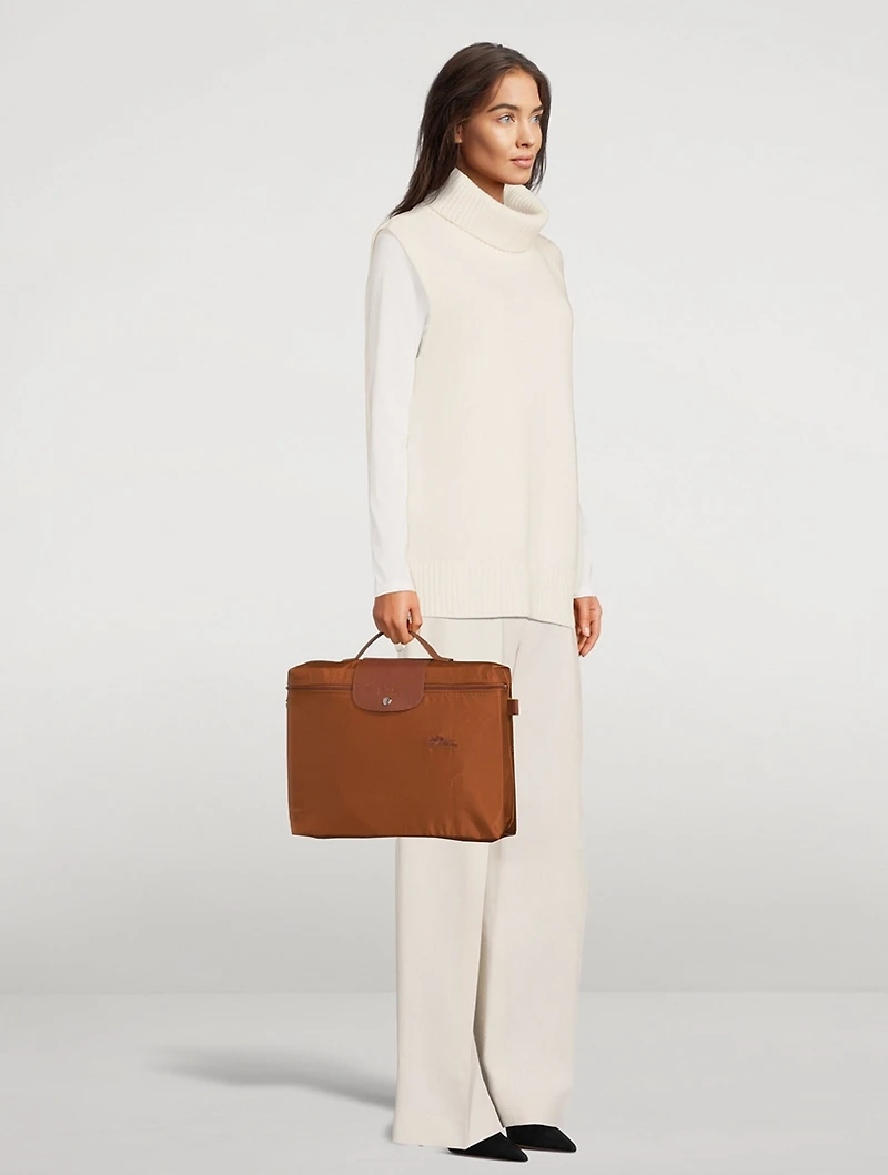 Le Pliage Green Briefcase