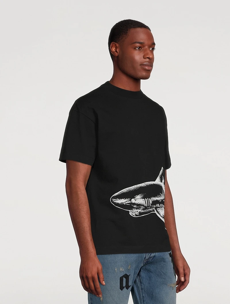 Broken Shark Cotton T-Shirt
