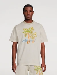 Palm Neon Cotton T-Shirt