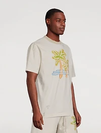 Palm Neon Cotton T-Shirt