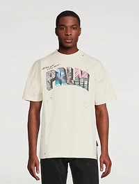 Palm Sign Cotton Vintage T-Shirt