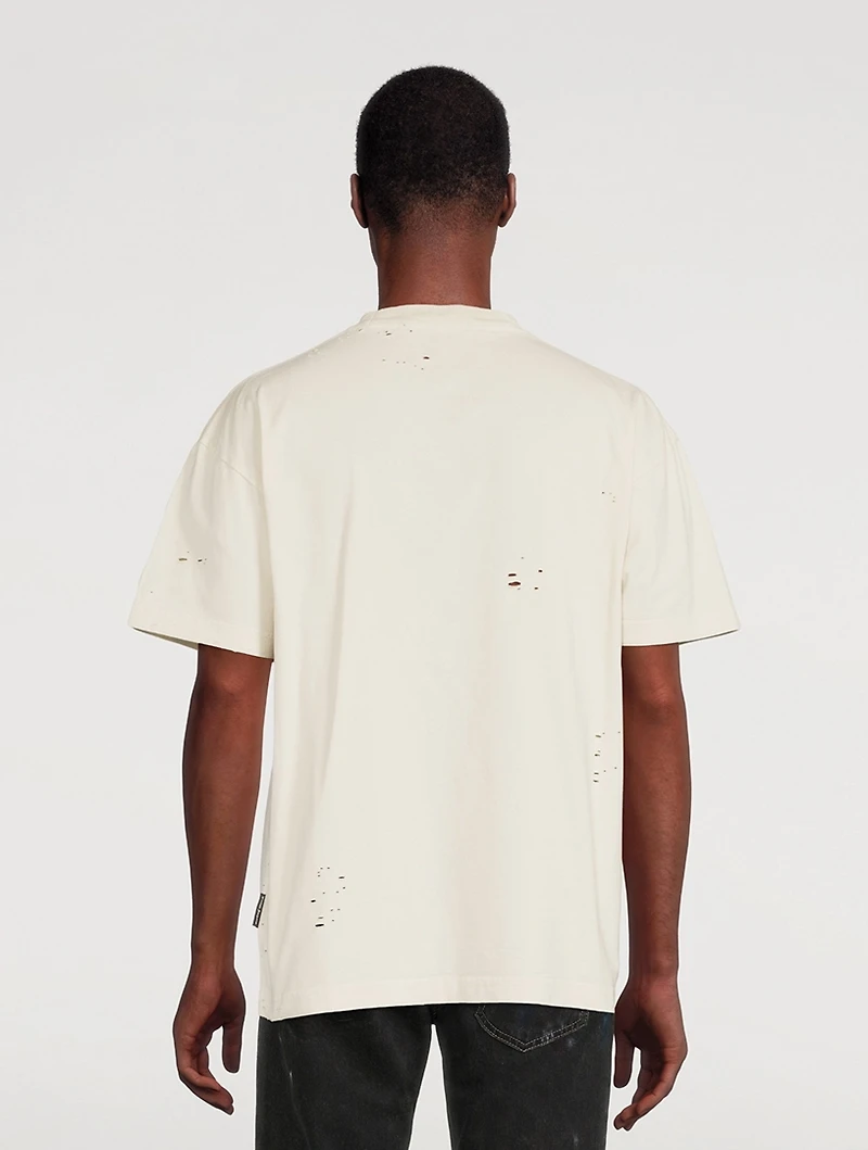 Palm Sign Cotton Vintage T-Shirt