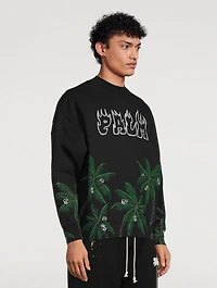 Palms And Skull Long-Sleeve T-Shirt