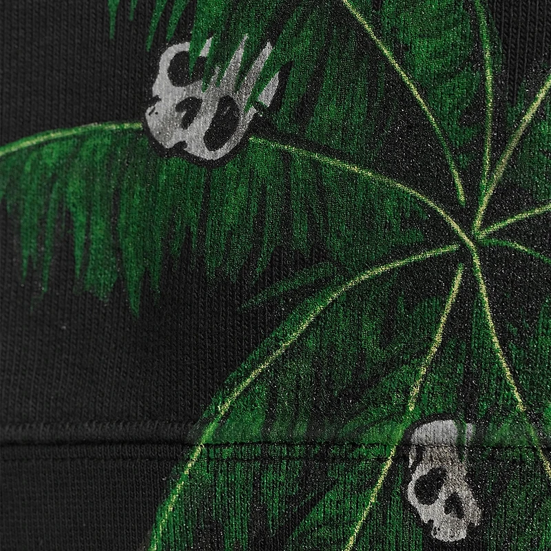Palms And Skull Long-Sleeve T-Shirt
