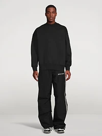 Cotton Sweatshirt With Tonal Embroidery