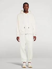 Cotton Hoodie With Patch Logo