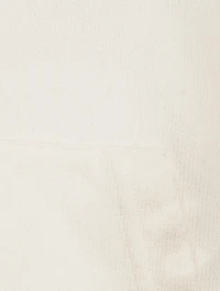 Cotton Hoodie With Patch Logo