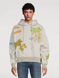 Palm Neon Cotton Hoodie