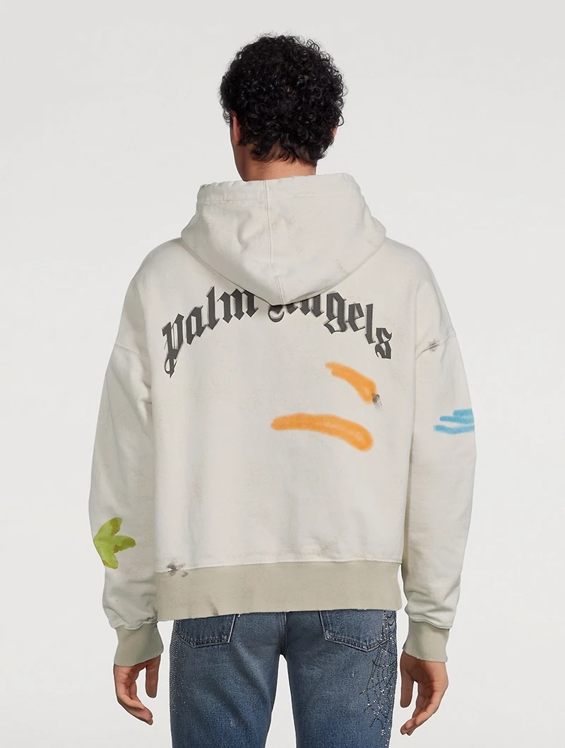 Palm Neon Cotton Hoodie