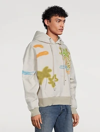 Palm Neon Cotton Hoodie