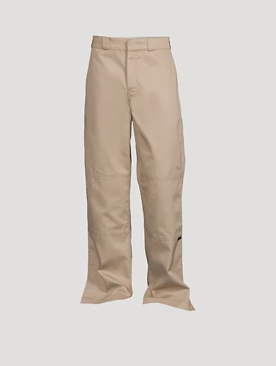 Reversed Waistband Chino Pants