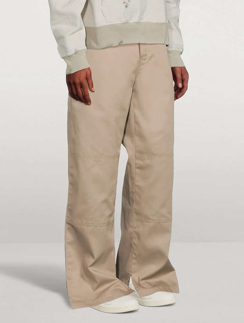 Reversed Waistband Chino Pants