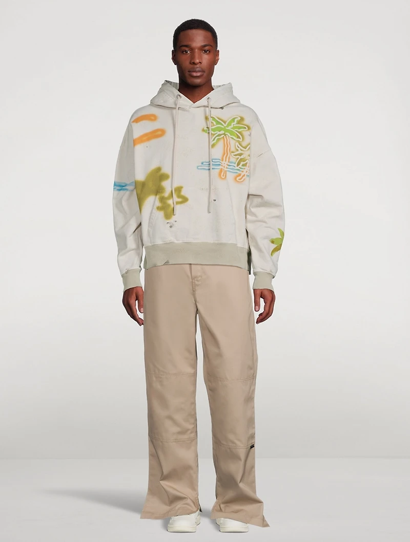 Reversed Waistband Chino Pants