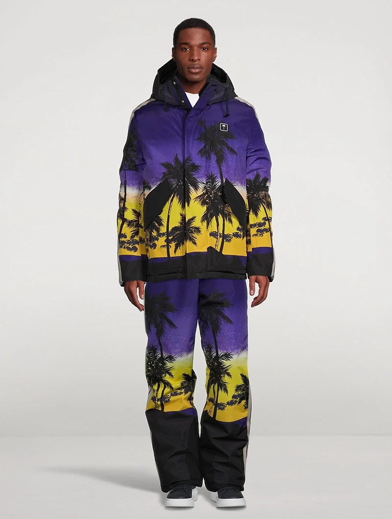 Palm Sunset Track Ski Jacket