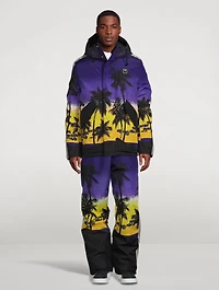 Palm Sunset Track Ski Jacket
